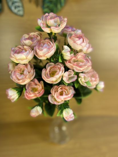 Штучні квіти Букет Камелія з дітками 18 голів ОА 0020105