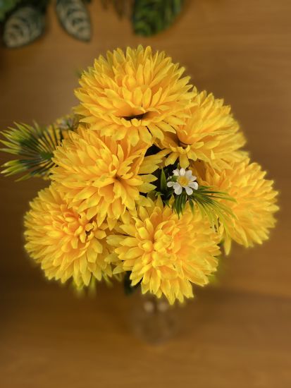 Штучні квіти Букет Айстра з дітками 12 голів ОА 00242010